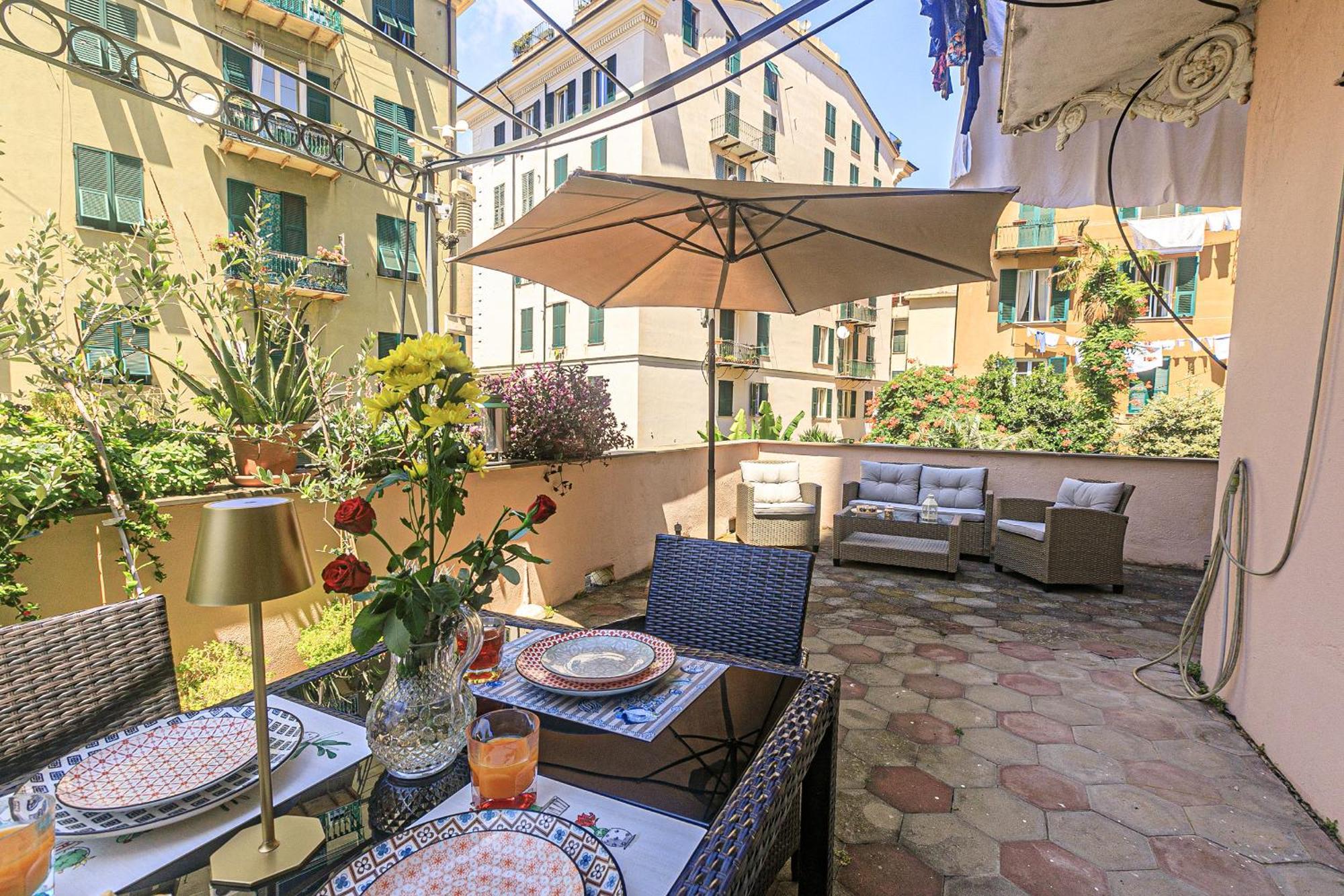 Sole, Terrazza, Centro Citta E Wi-Fi Veloce! Lejlighed Genova Eksteriør billede