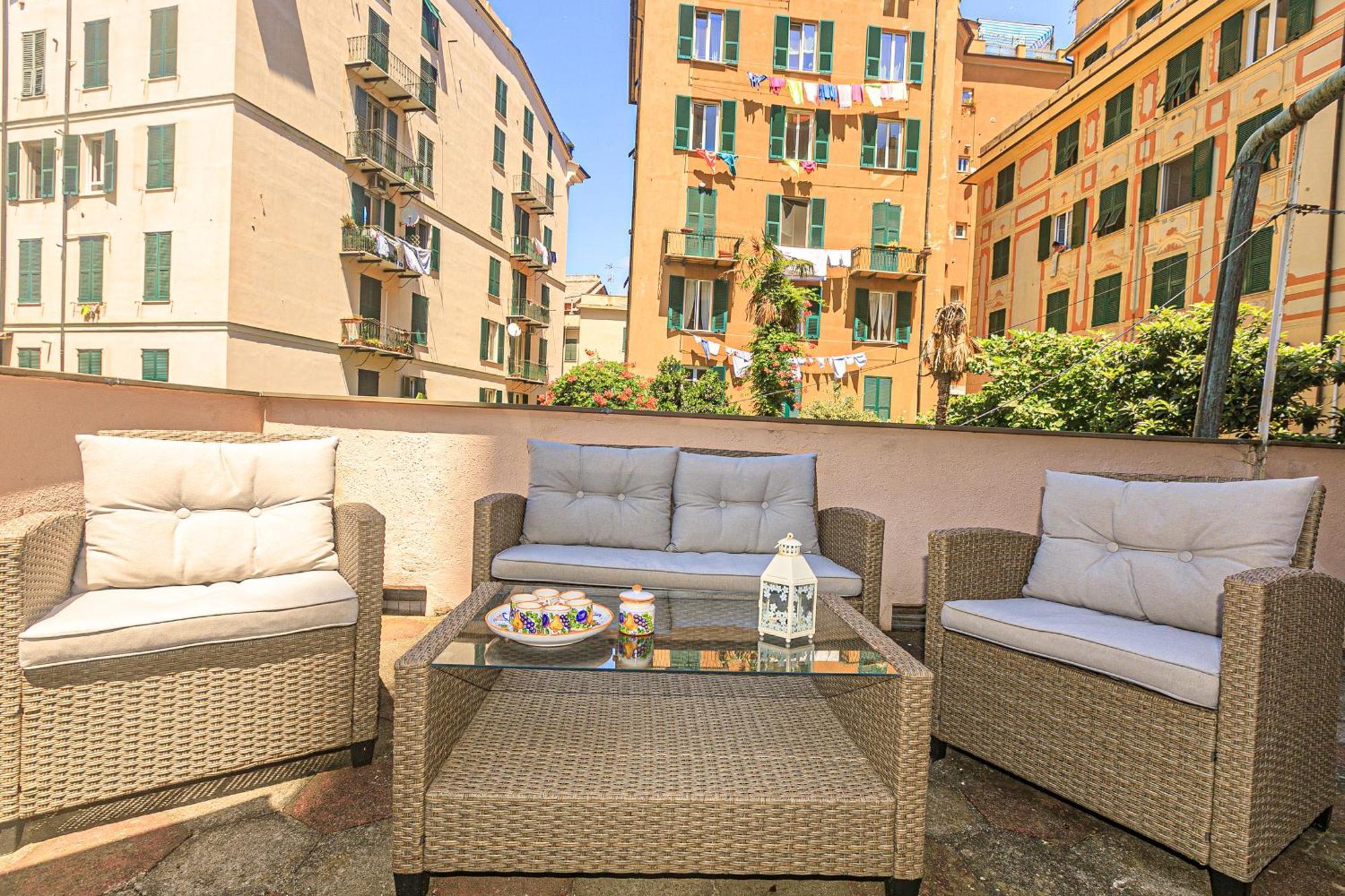 Sole, Terrazza, Centro Citta E Wi-Fi Veloce! Lejlighed Genova Eksteriør billede